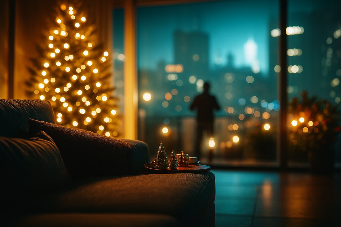 Silueta la fereastra noaptea