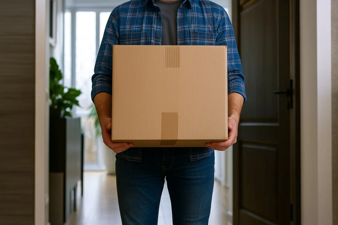 Un tanar carand o cutie