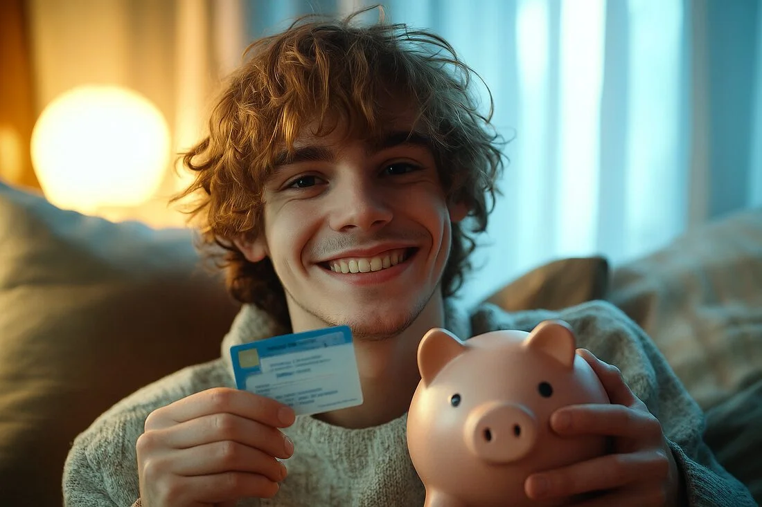 Un tanar fericite zambind la camera