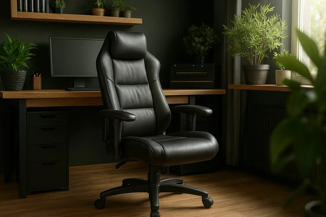 Birou cu scaun negru