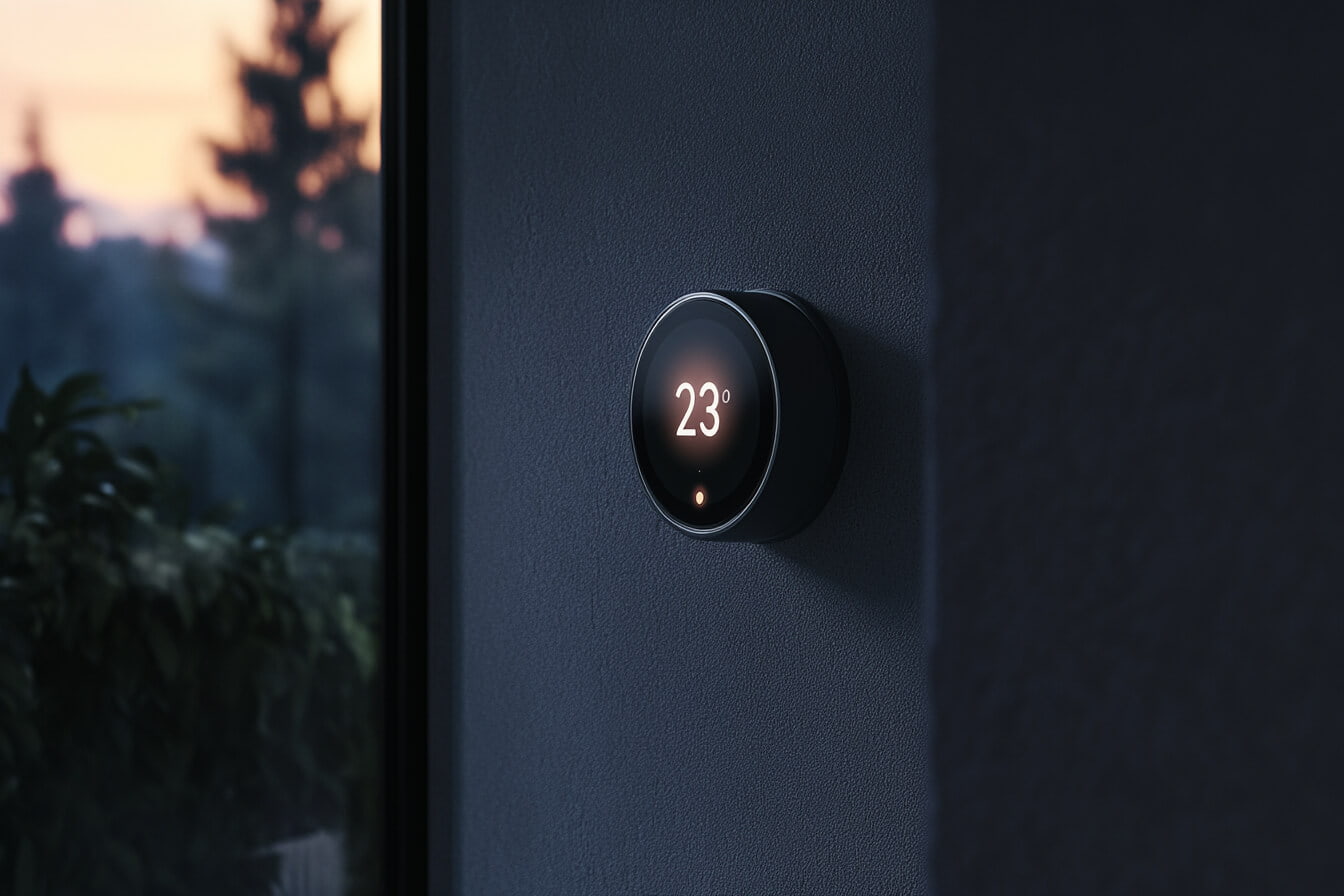 Termostat inteligent pe perete