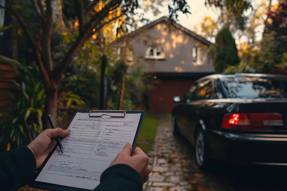 Client verificand istoricul auto