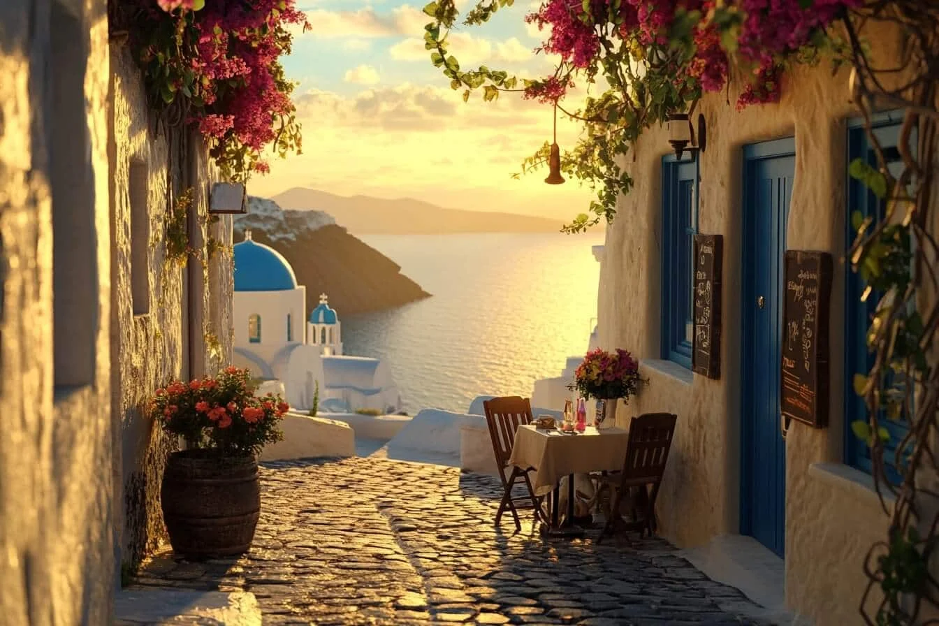 Un peisaj din Grecia